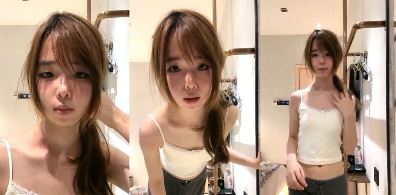 黄发吊带少女张雪柔第一次直播自慰 清纯脸蛋粉嫩美穴扣出血