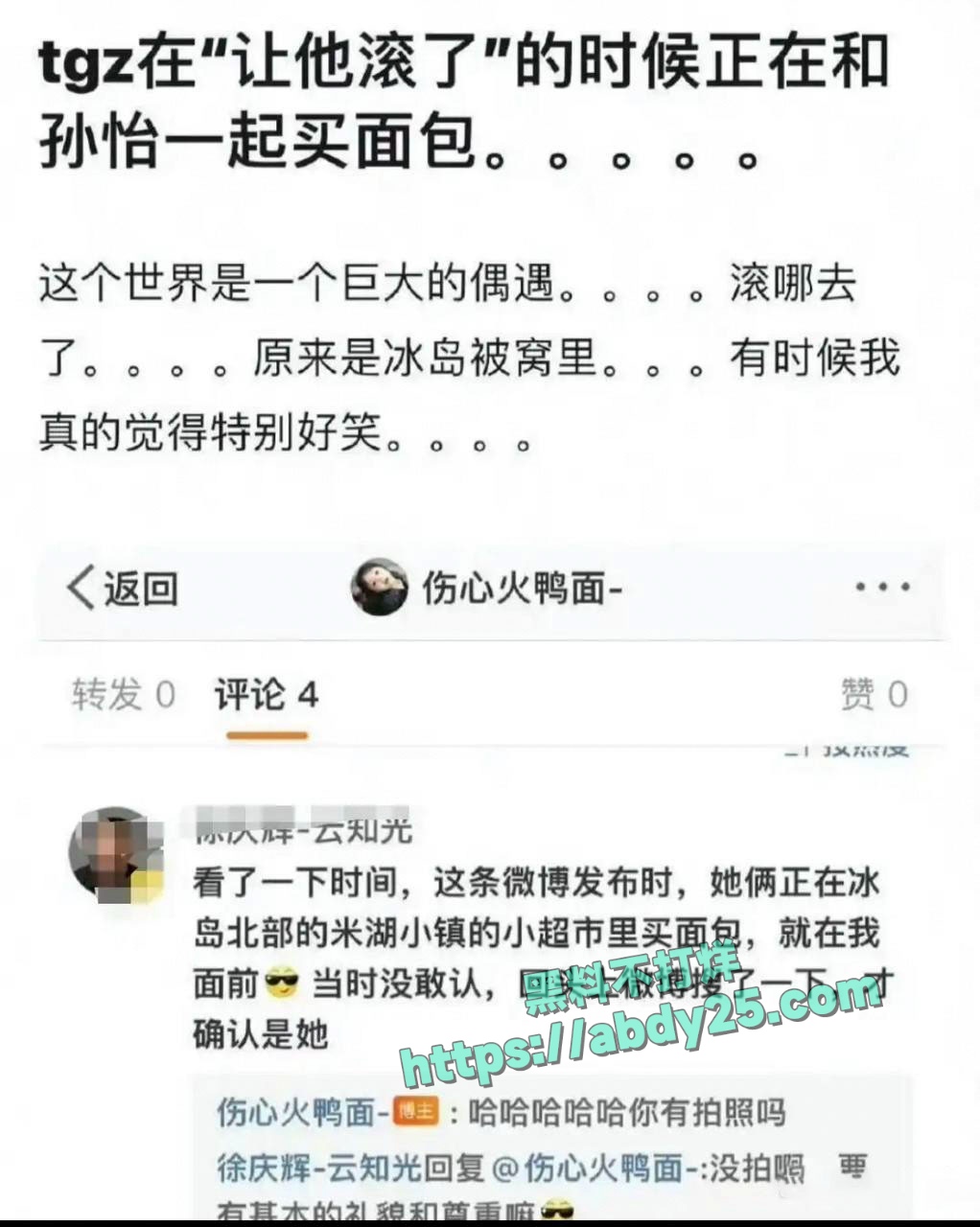 演员孙怡被爆料知三当三 4