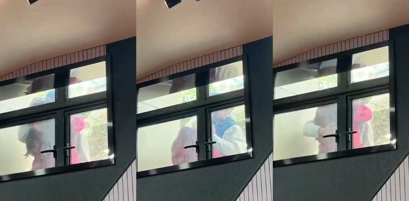 还是大学生会玩 在大教室窗外直接开炮 引得老师尴尬得手足无措 学生们直呼过瘾