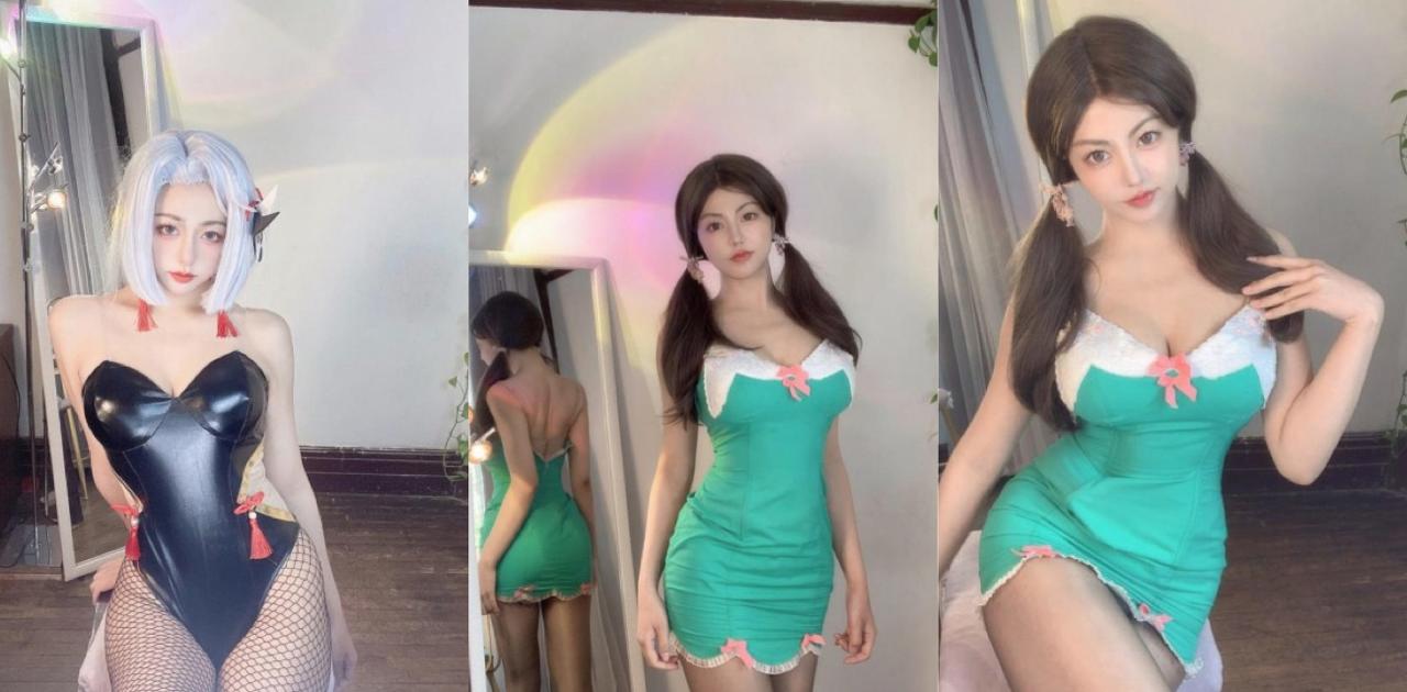 B站女神奶白甜兔兔直播双视角 高颜值反差小母狗扣穴露逼 土豪解锁极致骚逼