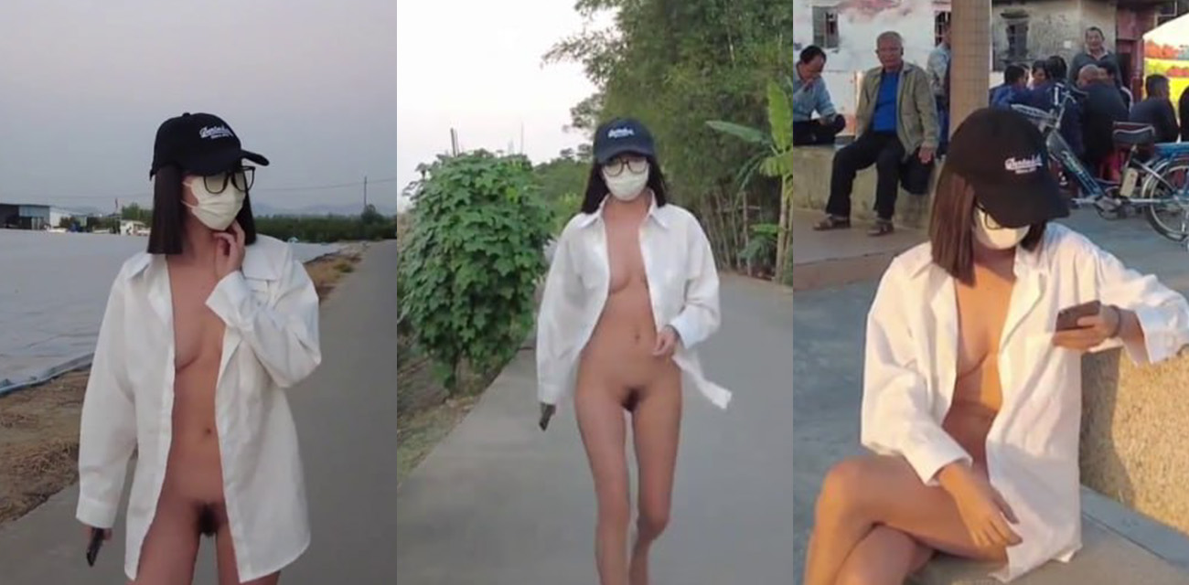 露出圈新晋女王cikaimoon最新流出 傍晚街头真空溜达 小公园露出挑战极限
