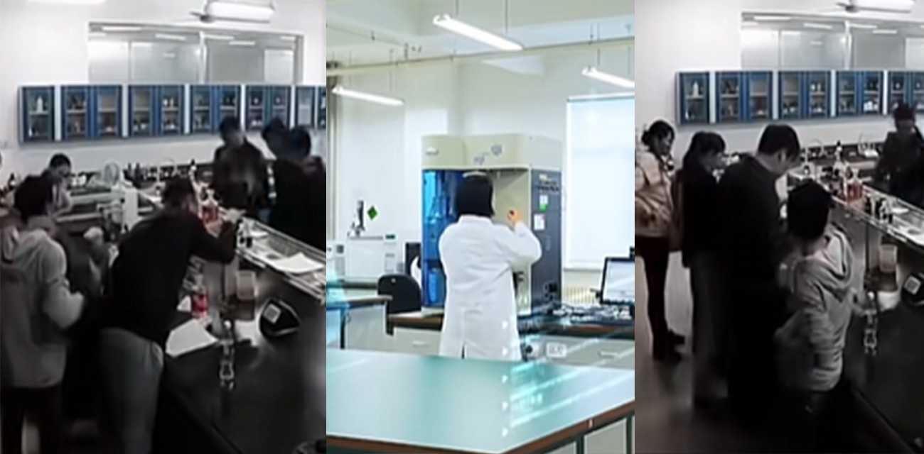 3月20日晚重庆大学虎溪校区实验室爆炸 1死3伤现场血迹斑斑设备碎裂全网疯传