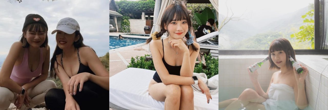 台湾 爱莉莎莎 坐拥123W粉丝油管人气博主 温泉直播露点视频流出
