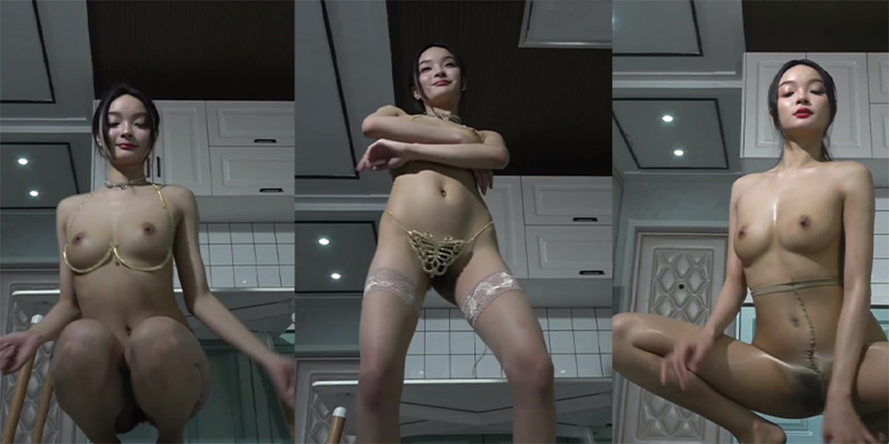 极品高颜值反差小唯性感裸舞 汗珠滑过锁骨 乳尖划破空气 臀浪翻涌如潮
