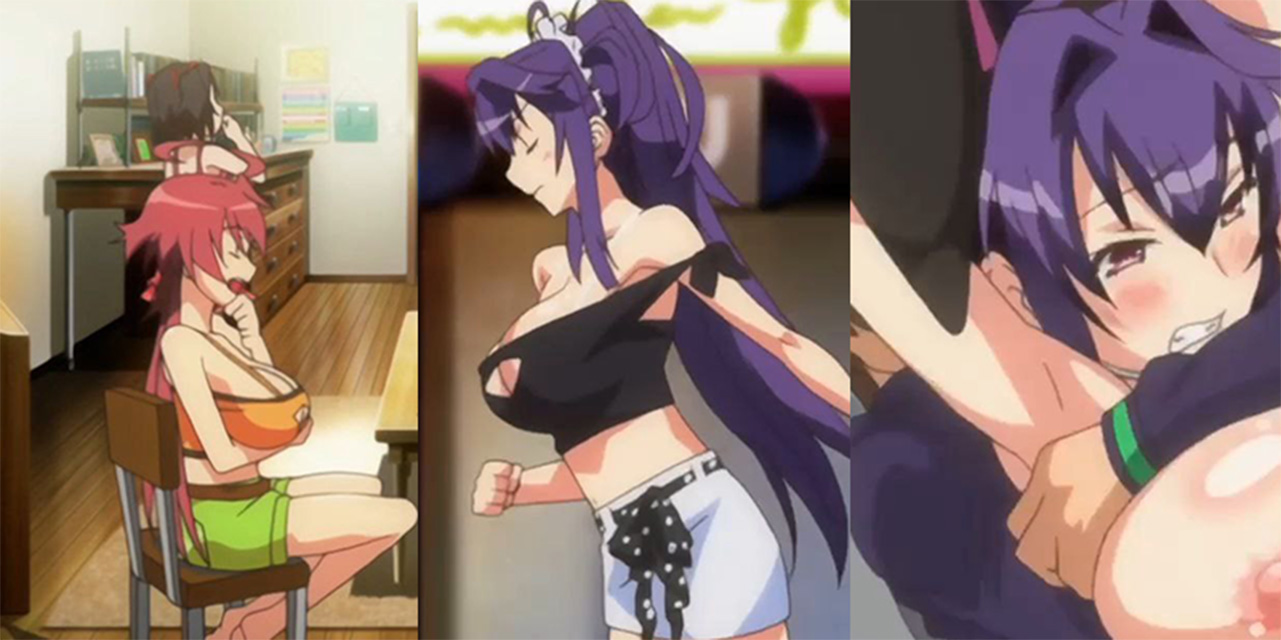 里番动漫 中文字幕剧情版 爆乳姐姐把弟弟榨乾 姐妹们争相内射 榨取精液