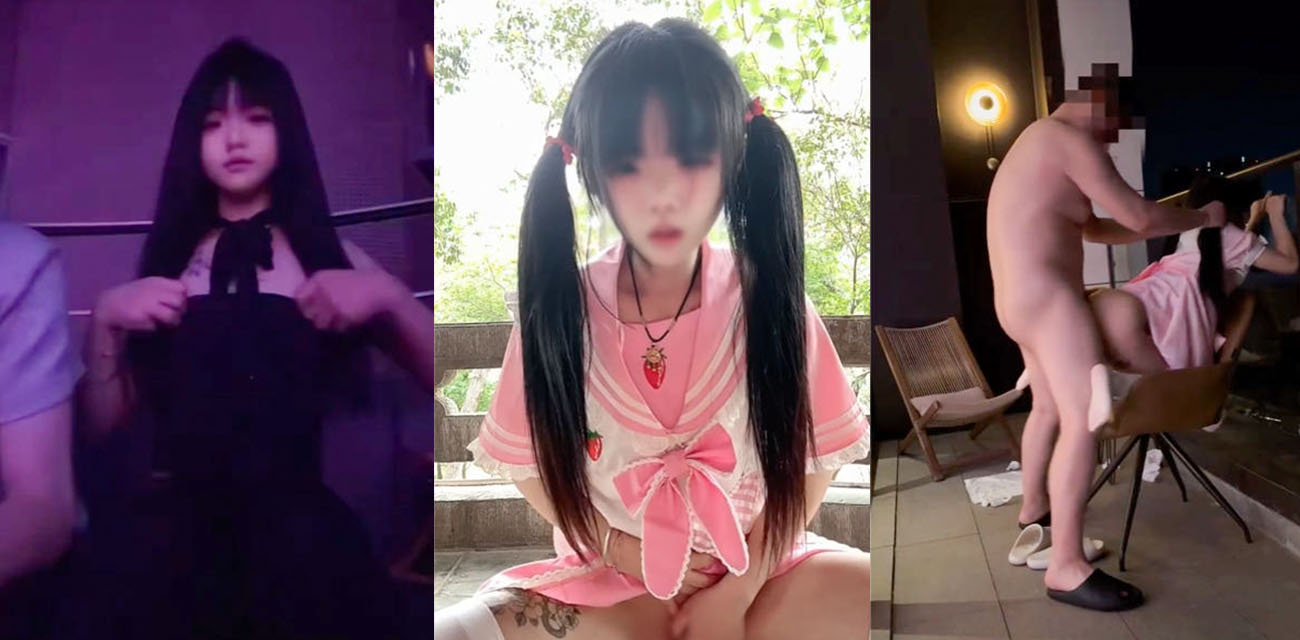 抖音萝莉仅呆热卖大尺度福利作品 超嫩可爱小妹被榜一大哥摁在窗前爆操泄欲