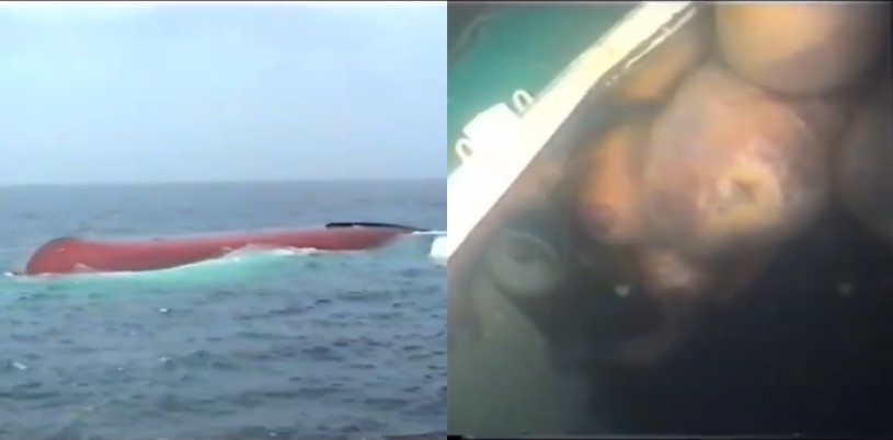 2002年9月在塞内加尔打捞深海沉船视频首次曝光 满船的尸体