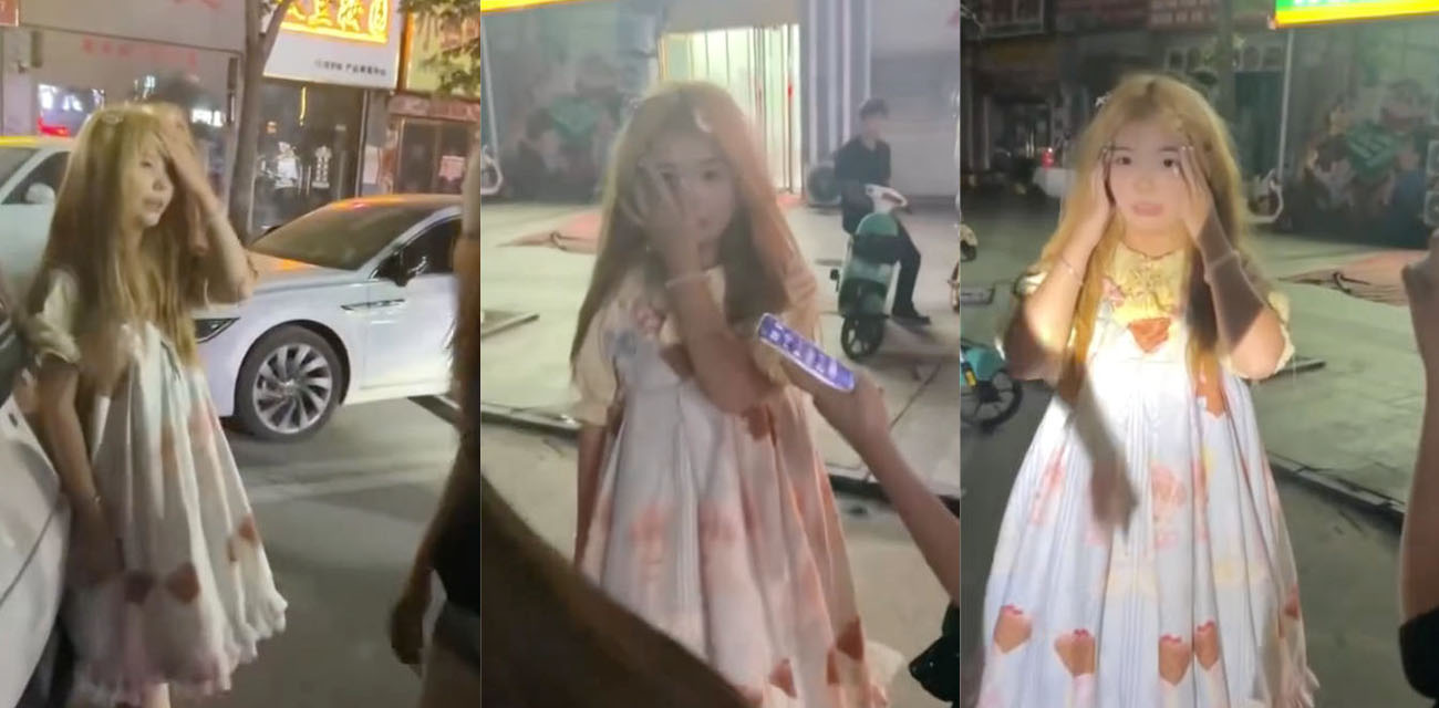 各路瓜友喜闻乐见的精神小妹打架现场来了 看似瘦弱的小妹能量竟然这么大