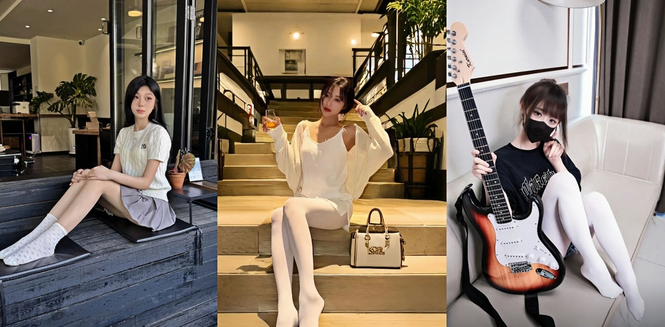 每日大赛之小白袜系列 清纯外表配极品丝袜足play