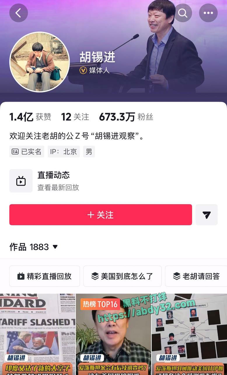 环球总编胡锡进女儿胡维佳国外开淫趴 1