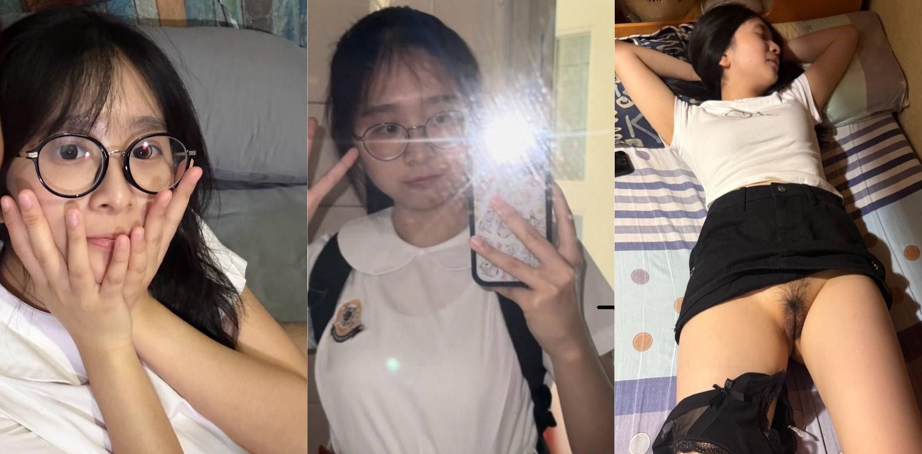 香港眼镜反差婊学生妹朱双双和男友啪啪自拍多个小视频曝光 露脸深喉口交吞精 穿校服翘臀高撅粉嫩小馒头穴被无套狂插