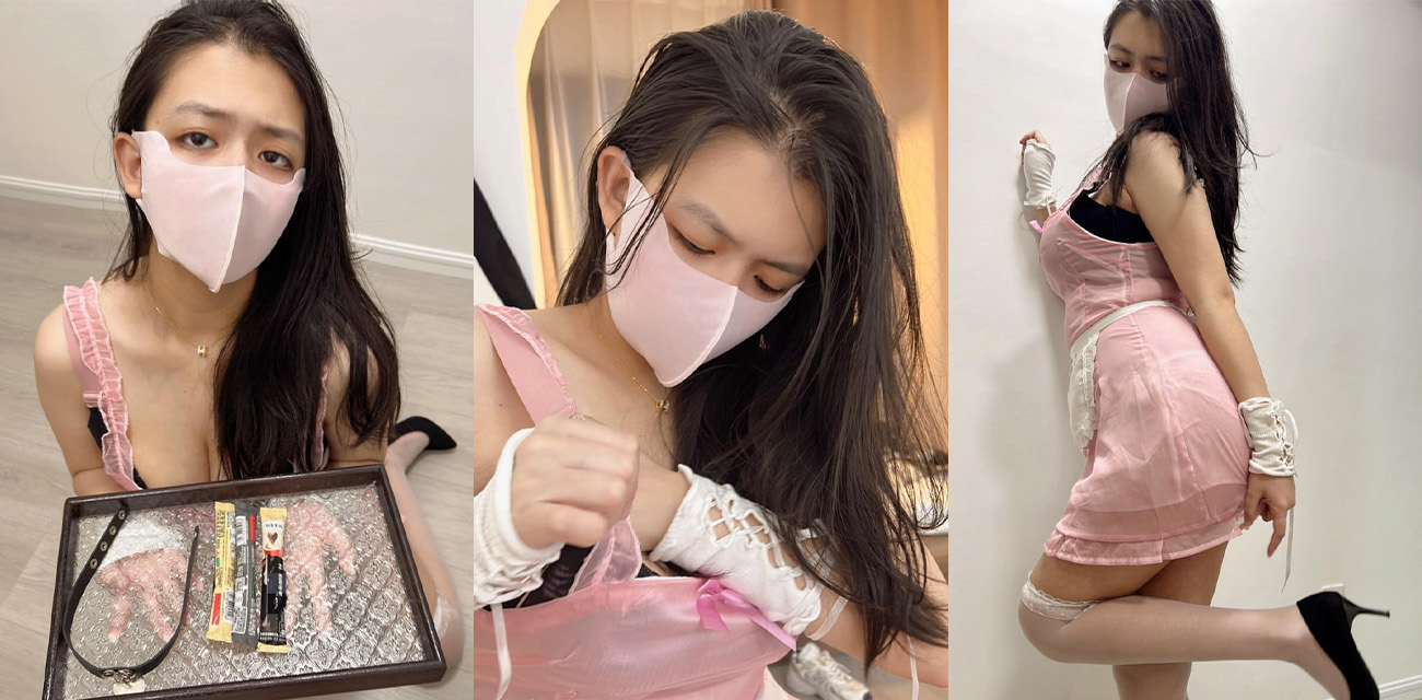 我辛苦养大的女儿我自己日 女儿穿着粉色女仆装让我操 伸着舌头迎接爸爸的恩惠