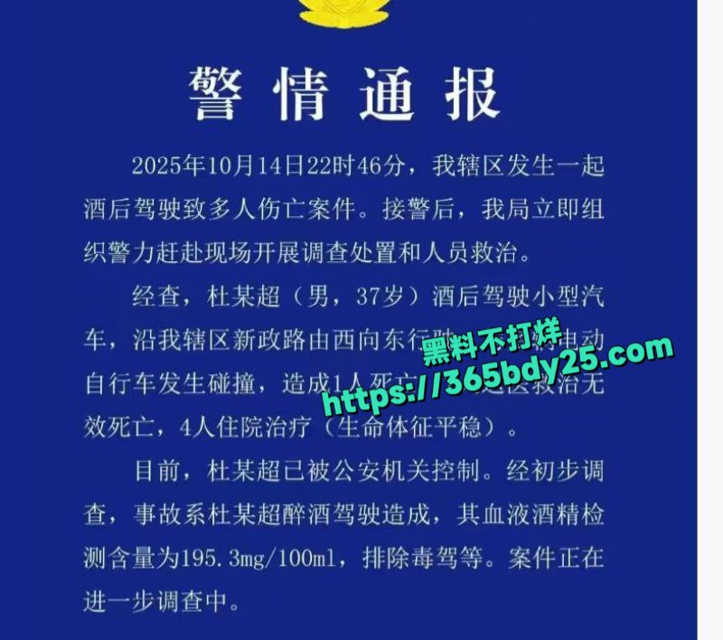 山东聊城酒驾重大事故1