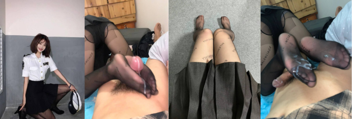 黑丝诱惑盛宴 女主cos警花一套服务直接拉满 先是足交再是后入 简直不要太舒服！