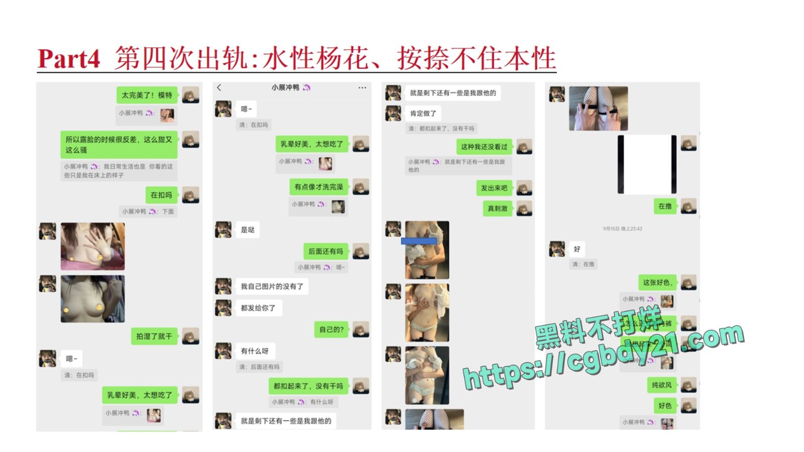 淮北展怡茹【知三当三、婚前十八天出轨约炮、婚后依旧水性杨花】_page-0073