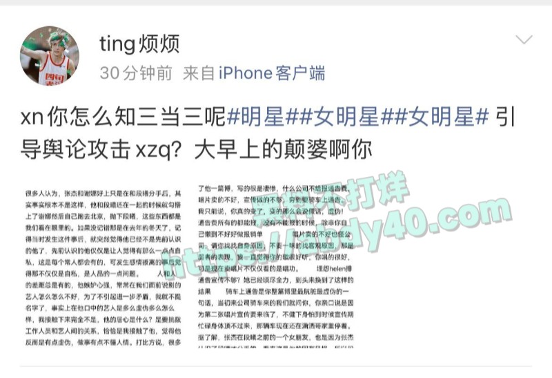 张杰出轨谢娜小三上位10