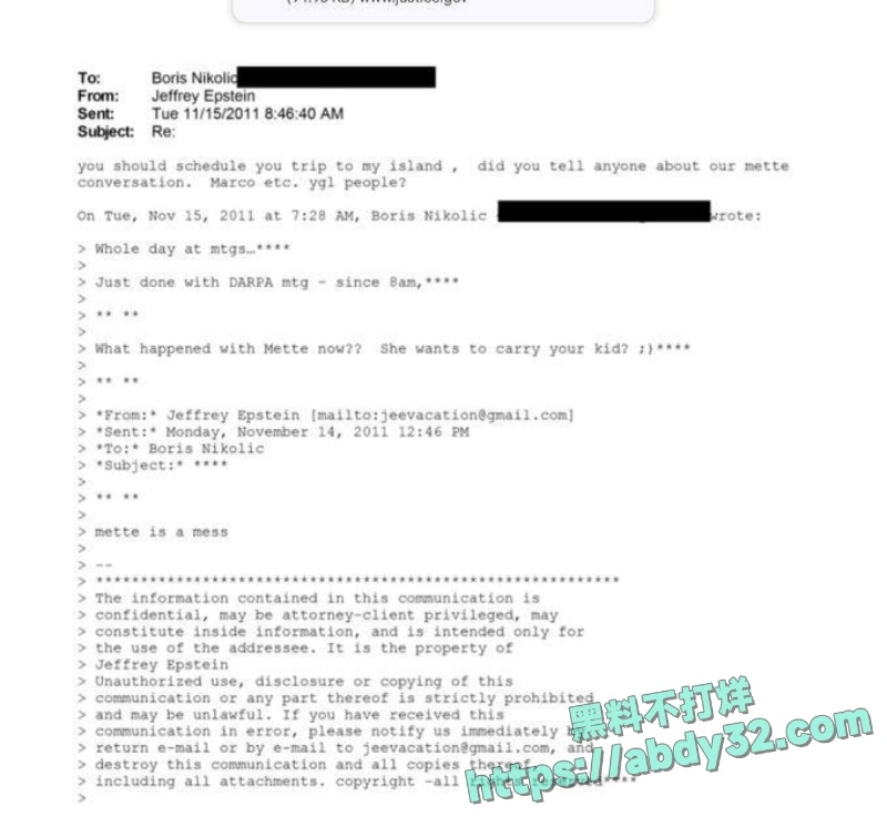 爱泼斯坦档案最新爆料12