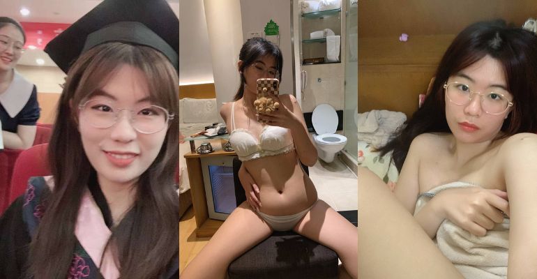 瓜友投稿天津反差留学生女友 整天发送不雅自拍勾引男友操逼 十个眼镜九个骚啊！
