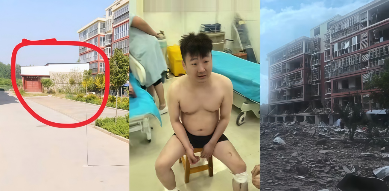 山东临沂沂河新区 平房院落爆炸 租户私存鱼炮终酿大祸 致1死2失联