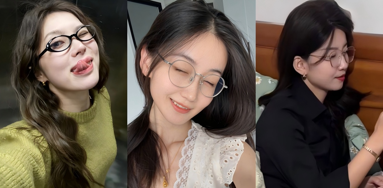 上海浦东刘安娜眼镜反差婊 4K高清视频舔手指翘屁股 勾引单男太会玩