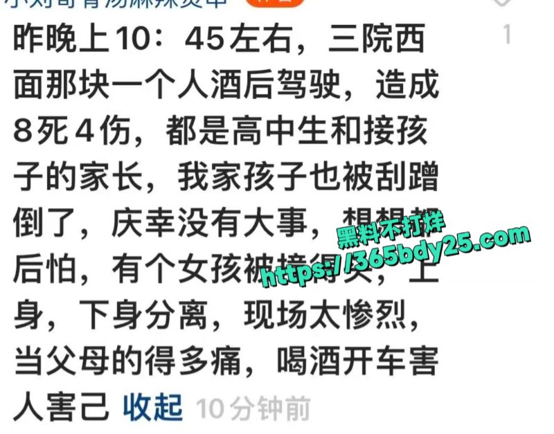 山东聊城酒驾重大事故13
