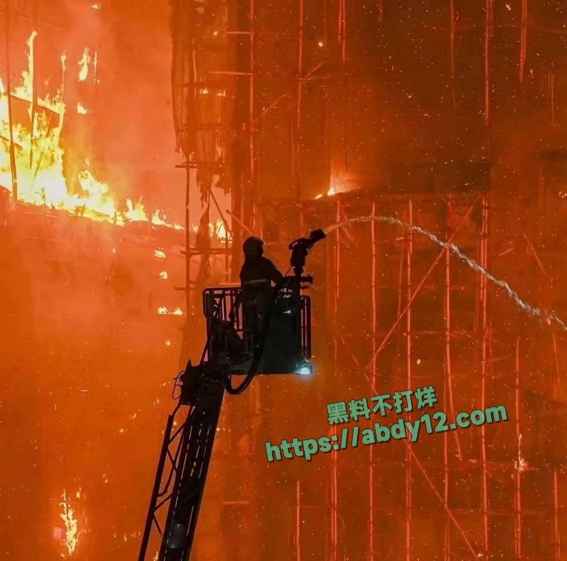 香港大埔宏福苑维修工地起火 17