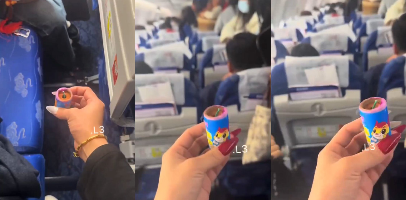 网传一乘客在山东航空飞机客舱下捡到一枚鞭炮 到底是工作人员的疏忽还是博主的预谋？