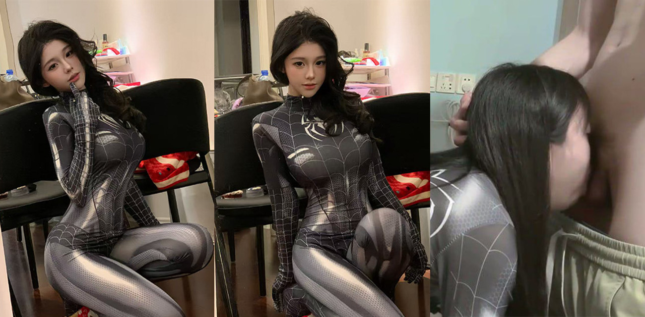 OnlyFans福利姬 爱玩熊熊 性爱大片 COS性感蜘蛛女侠 被猛男抽插到痉挛不止