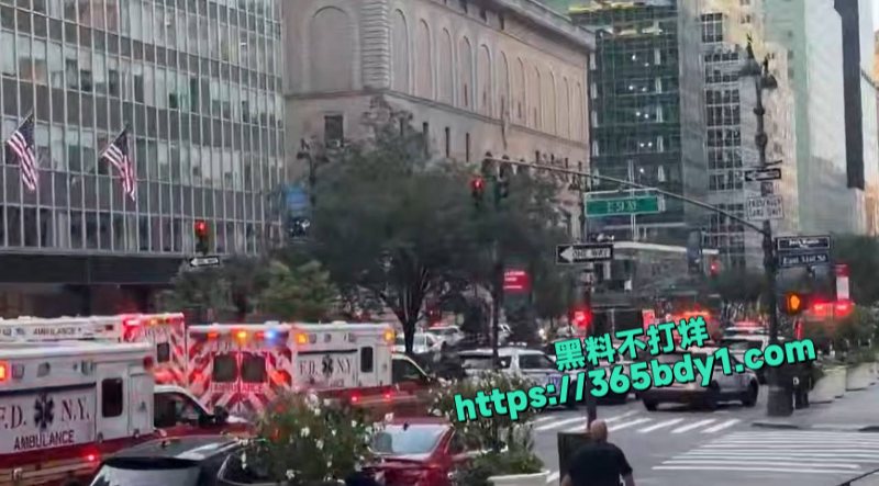 曼哈顿中城黑石集团总部公园大道345号发生枪击案1