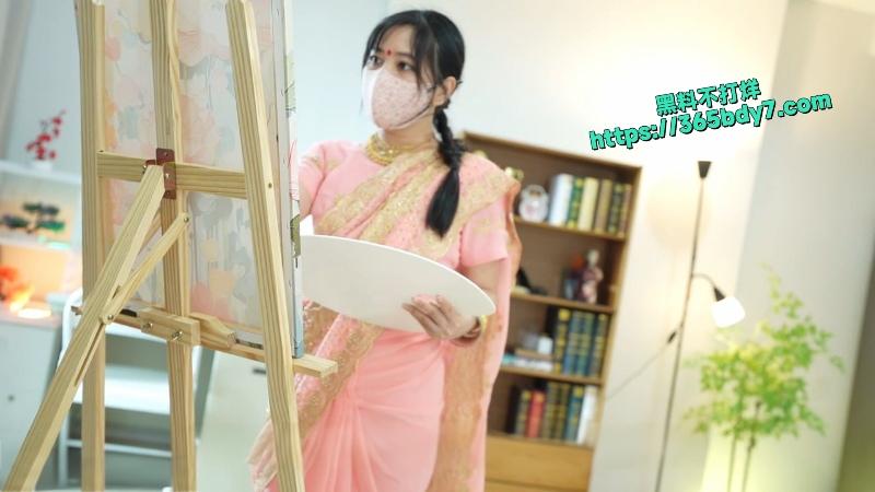 印度把家里美术家老婆介绍给强壮的陌生男子