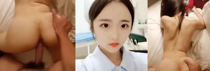 骚逼护士姐姐 骚不骚看小腰 美不美看大腿 奶又大又圆真的爱死了