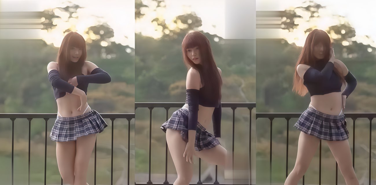推特JK女神JasmineJ 阳台热舞 自慰到炮机 在捅深一点