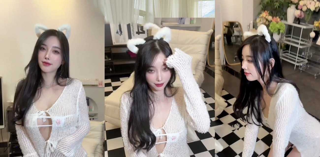 杨晨晨 让我羞耻又兴奋的一晚 白色毛衣猫耳跪姿撩人私密时刻 从站立到跪姿的每一个细腻动作