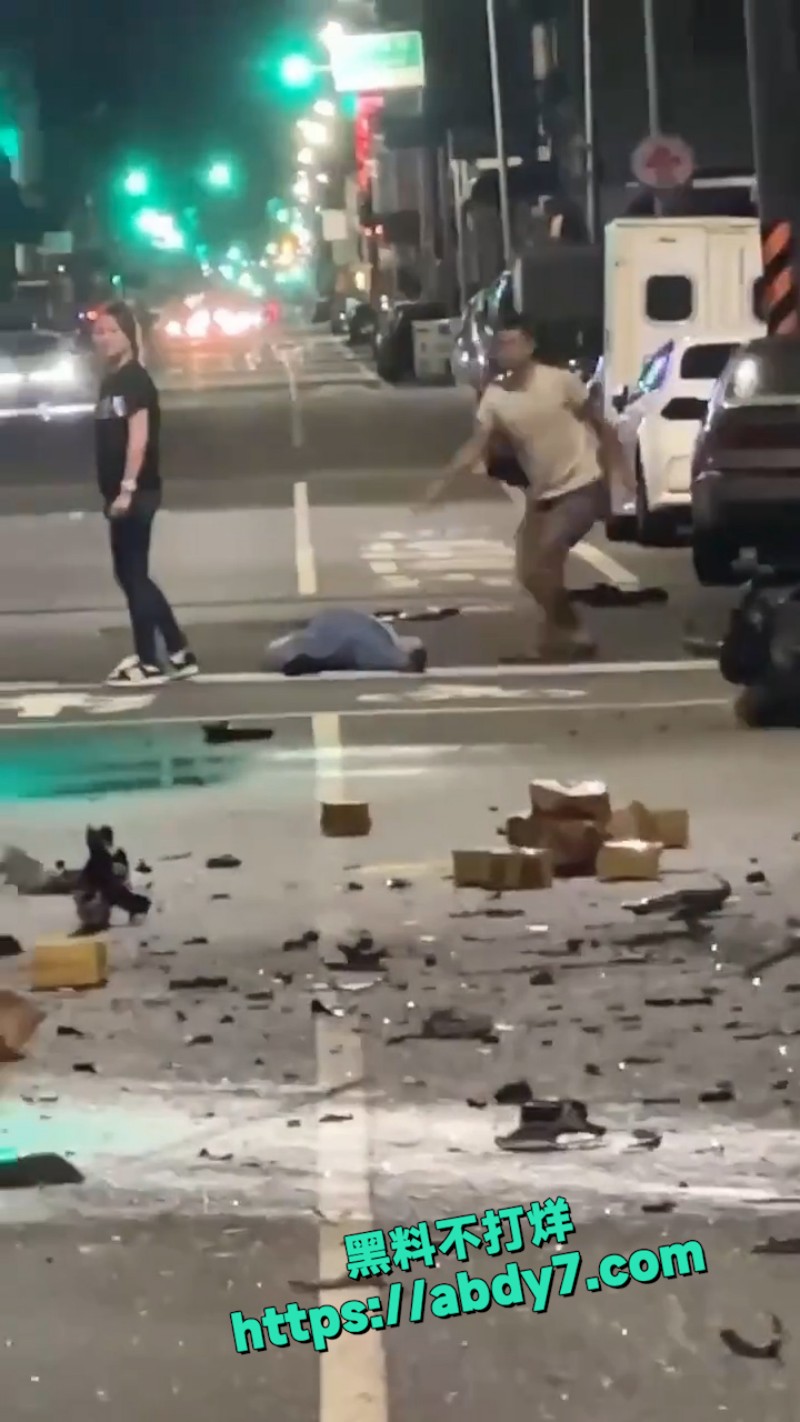 昨天台南街头车祸 2