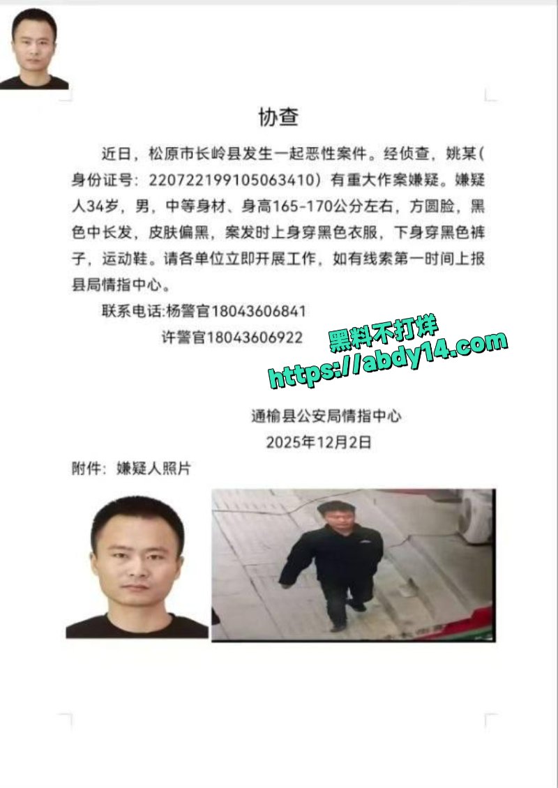 吉林通榆县发生重大杀人案3