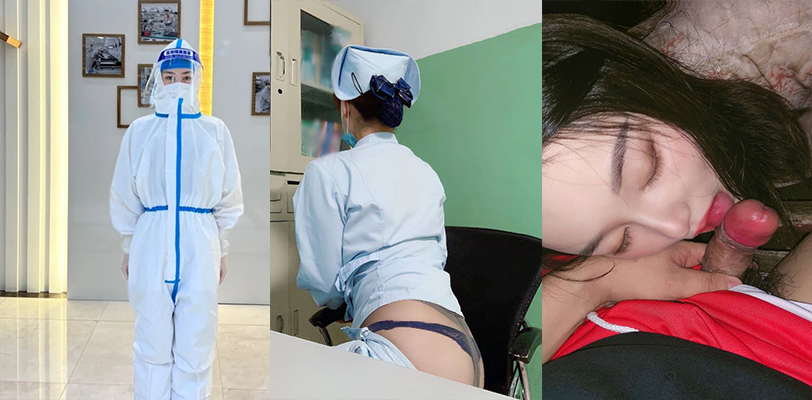 湖南一护士 小姗爱吃肉 有着绝美颜值在抖音收获百万粉丝 可惜现私密照流出被人威胁其上门送逼！
