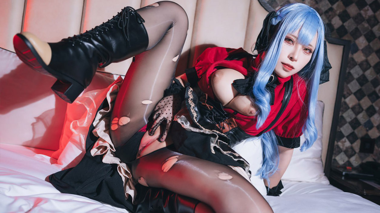 onlyfans反差coser 丰川祥子 浵卡 cos SakikoTogawa 精油黑丝足交 口交啪啪