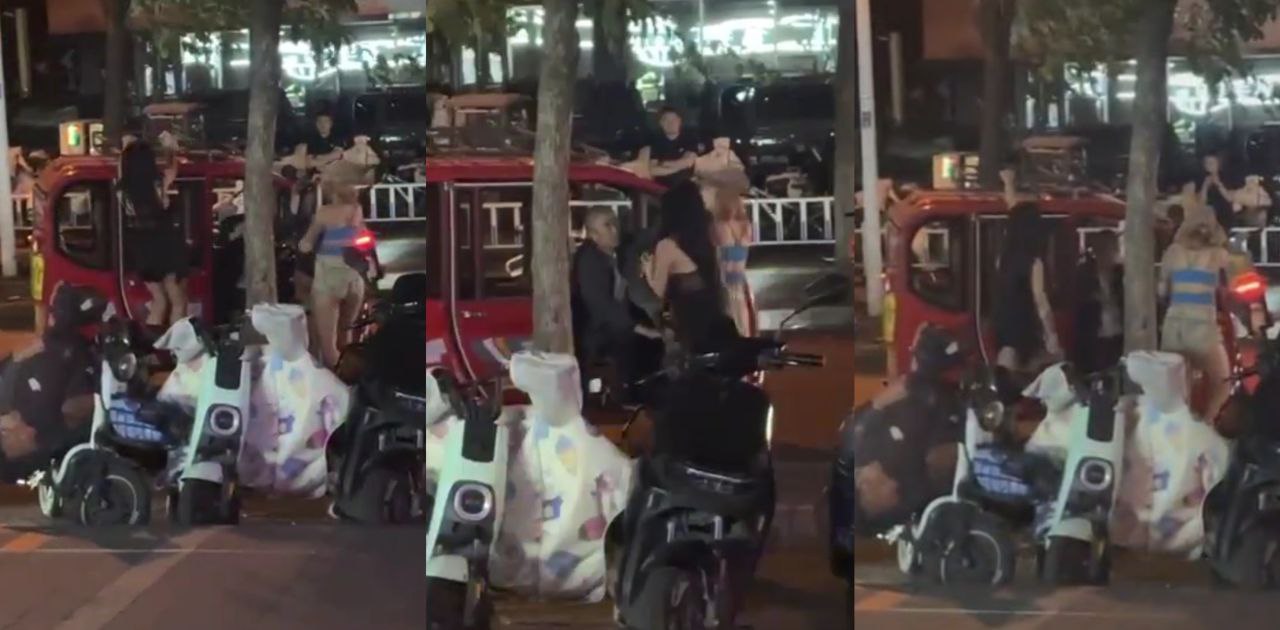 山东临沂两妙龄女子公然戏耍老人 小仙女发情连老头都不放过 是道德沦丧还是人性扭曲