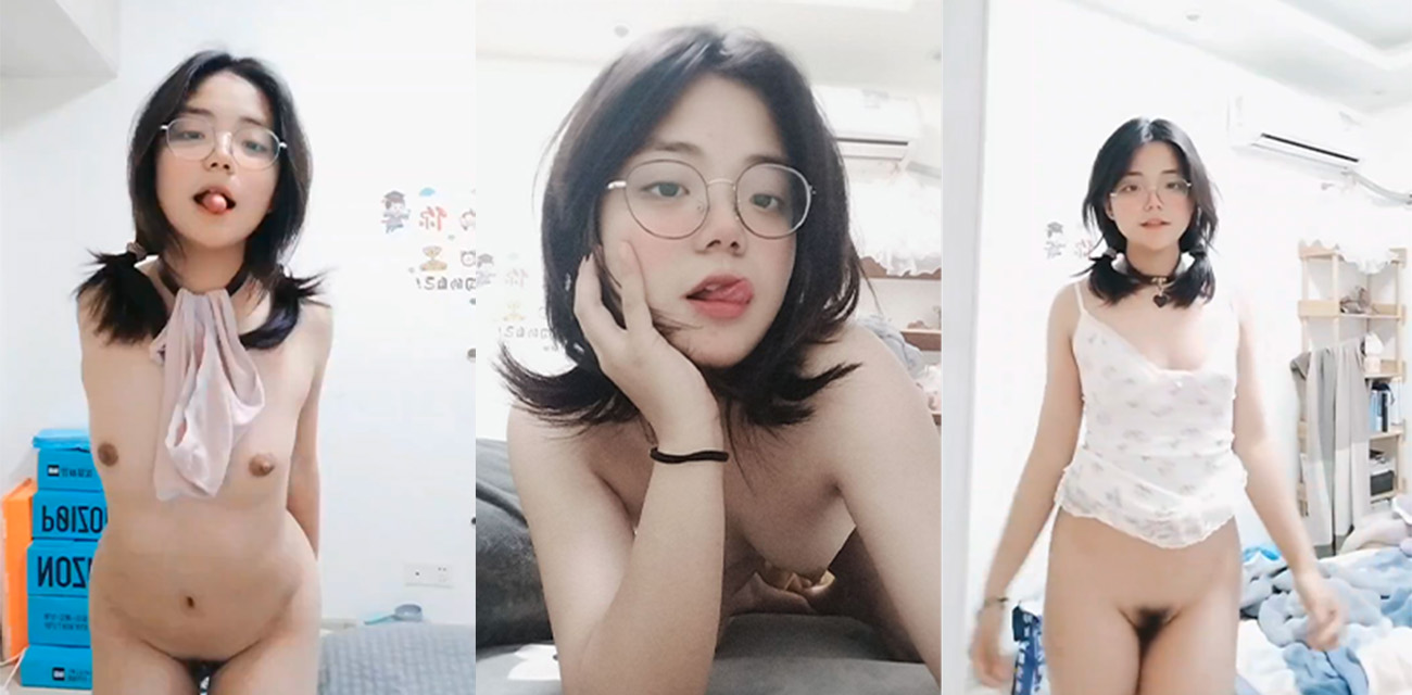 19岁清纯嫩妹裸体热舞自拍 短发配眼镜真的是又纯又欲 白嫩娇躯让人蠢蠢欲动