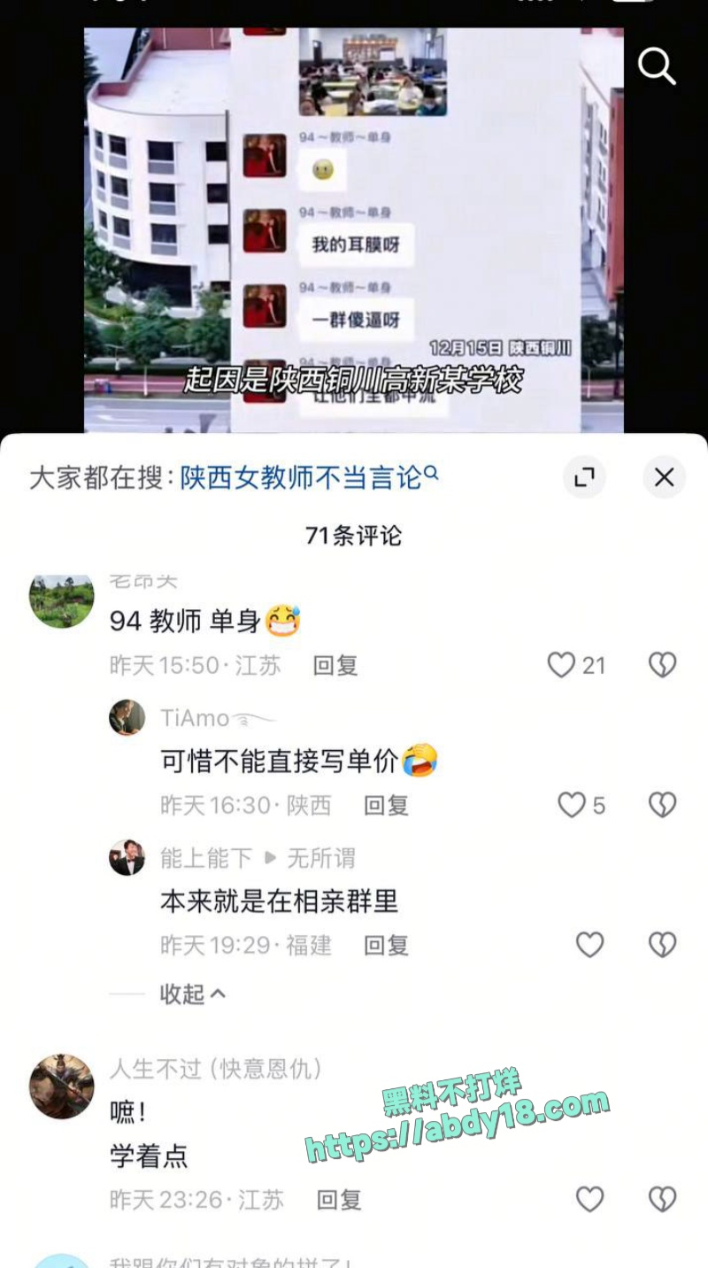 铜川音乐老师李思瞳咒骂学生 33