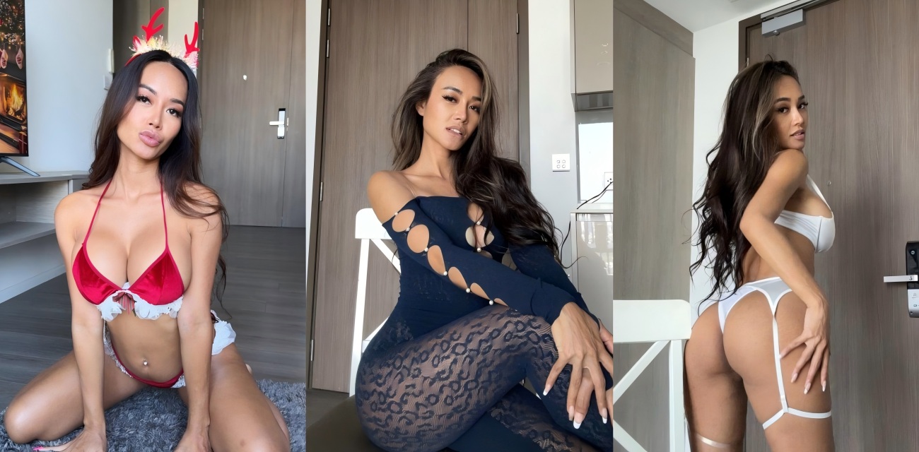 泰国妹Krystal Lopez 洛杉矶全裸自慰 后入内射爽到腿软 这巨乳是真实存在的吗
