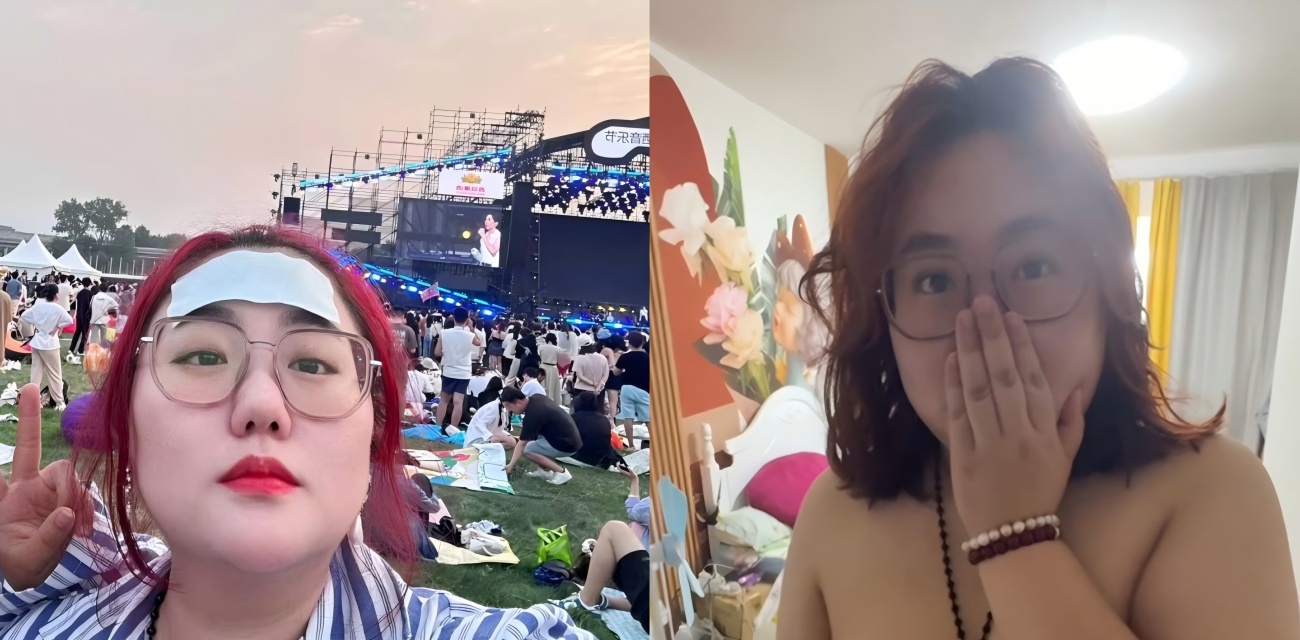 北京雁栖音乐节偶遇巨乳胖妹 变身狐狸被猛干 画面太刺激
