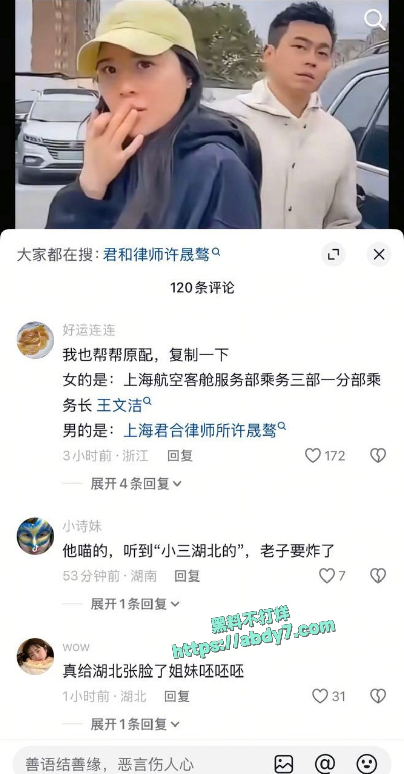 君合律所合伙人许晟骜被原配曝光出轨 9