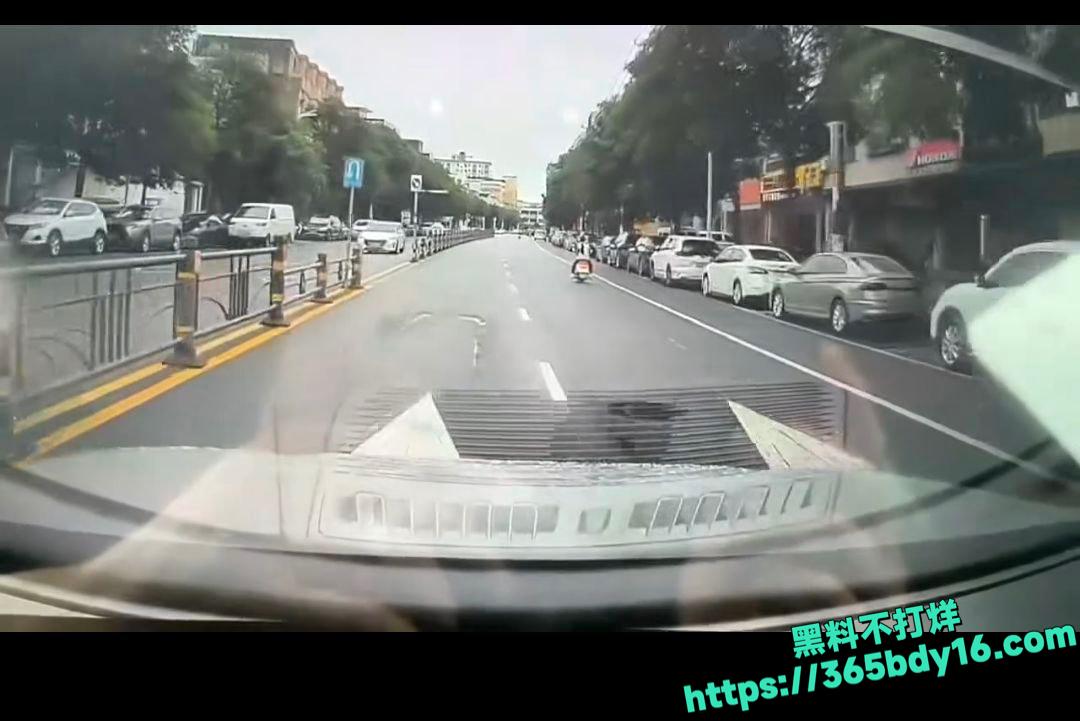 精神小伙骑电动车不戴头盔6.