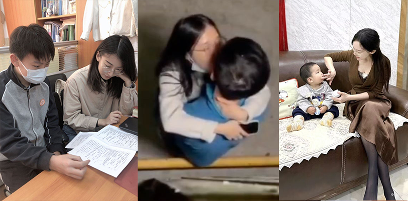 上海出轨女老师最新报道！上海二中 张越女老师和学生常理在家门口接吻视频传出！ 干柴和烈火烧出来大概就是奶酪味吧！老师出轨原因更多细节流出