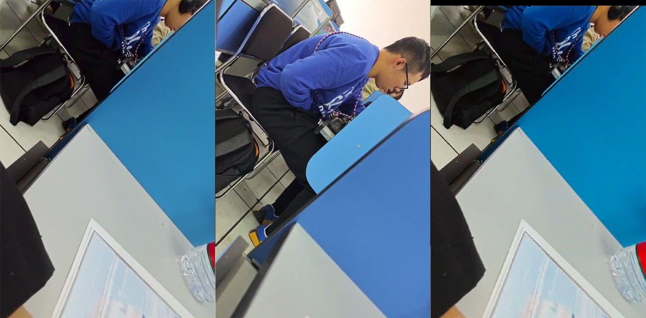 大学生在听力教室打飞机视频曝光 一节课打四次 现在的大学生身体都这么好吗？