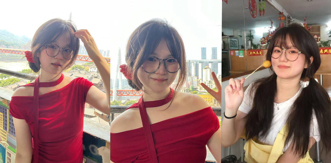 武汉文理学院反差女大吴婧妍 卡通内衣尽显清纯 萌妹的外表淫荡的内心