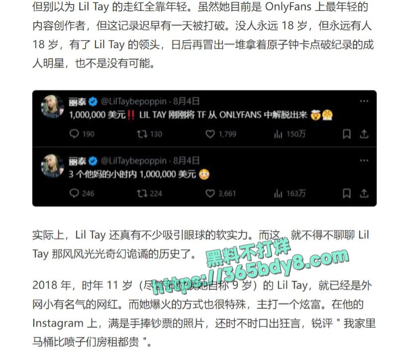 LilTay三小时赚百万 8