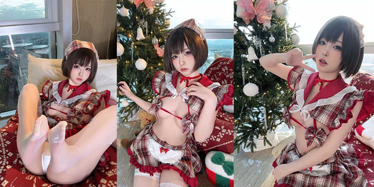 清水由乃圣诞小蛋糕 Cos写真福利 嫩妹魅力爆棚 诱惑十足 看的你鸡吧邦邦硬