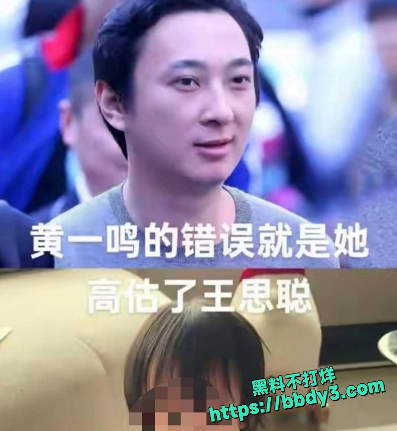 王思聪前女友黄一鸣翻车惨烈7